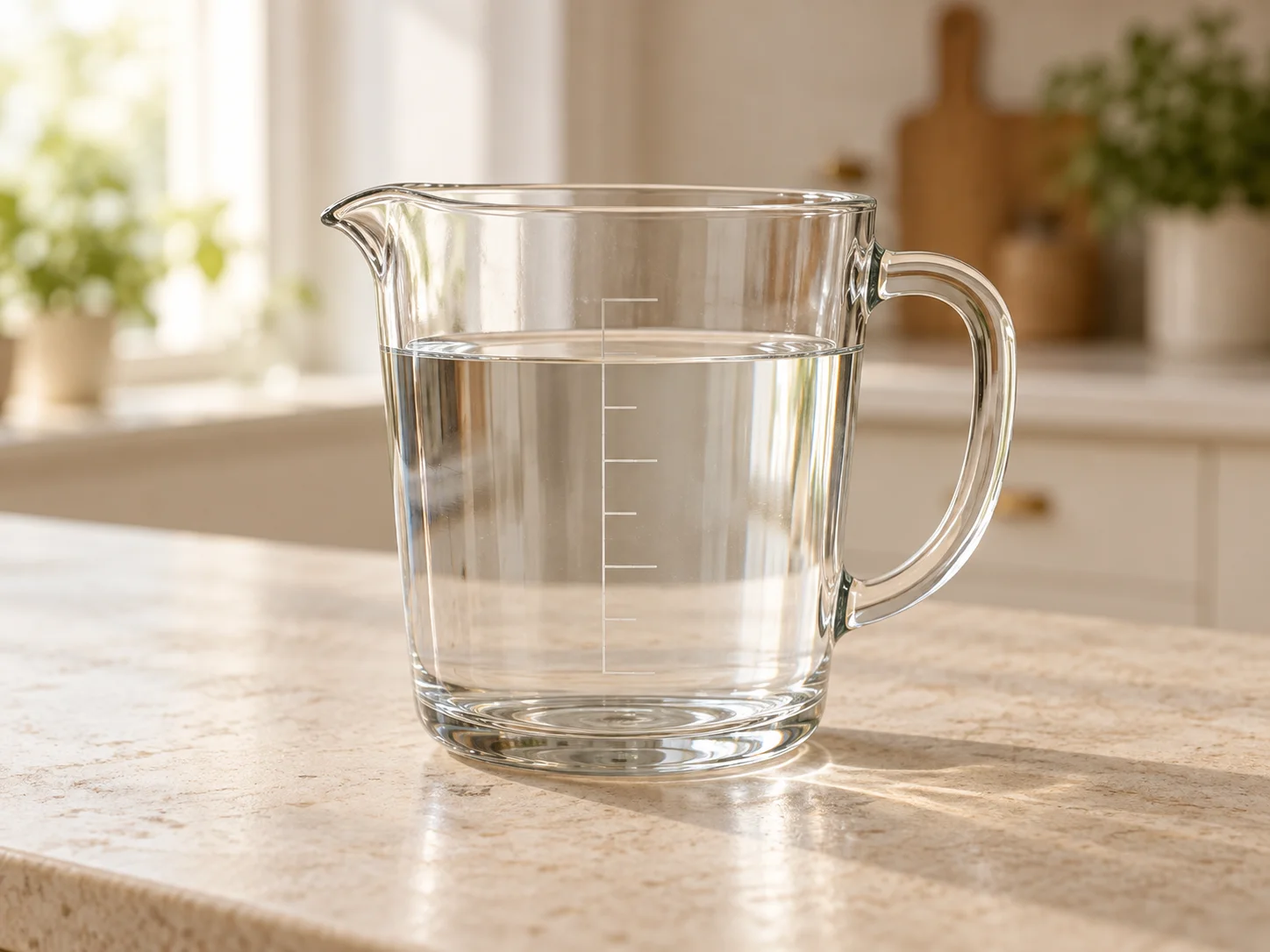 Jarra con agua templada para limpiar la airfryer