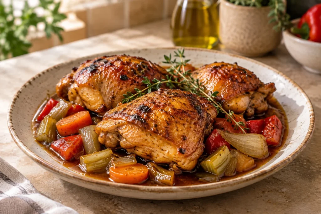 receta-muslos-pollo-cerveza-airfryer