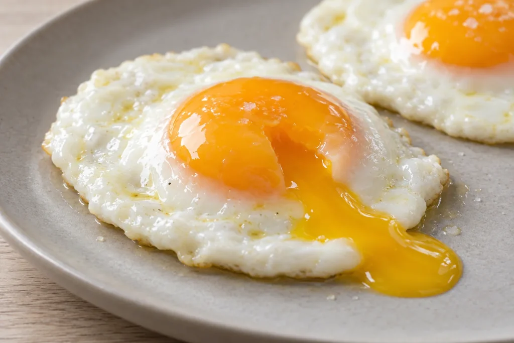 receta de huevos fritos en freidora de aire
