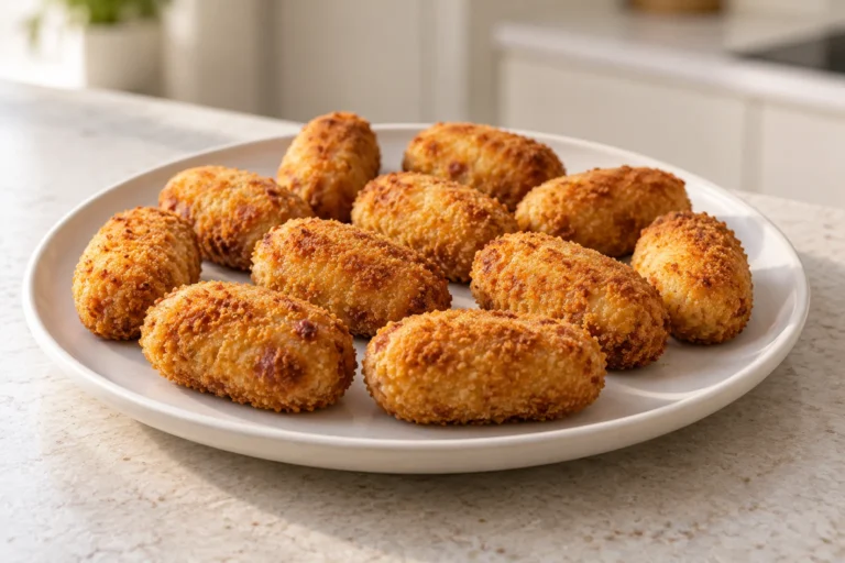 receta de croquetas en freidora de aire
