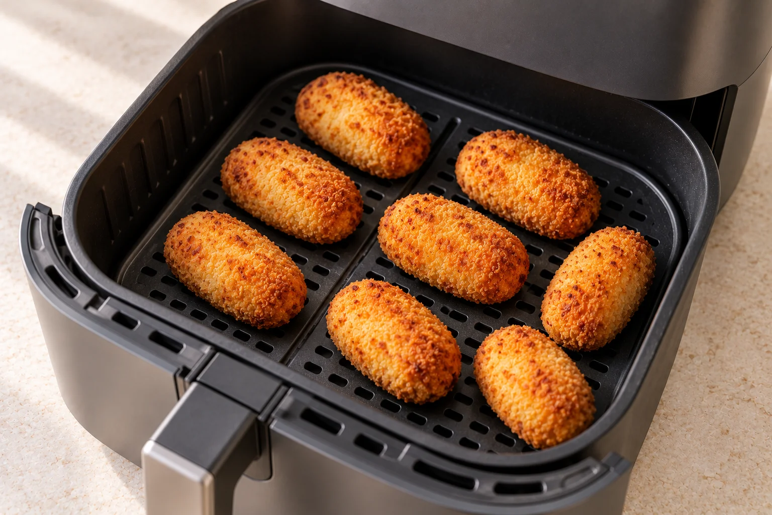 Receta de croquetas en freidora de aire